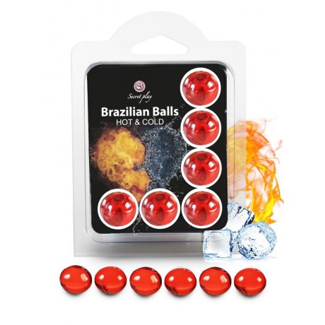 6 Brazilian Balls "Cold Hot effect"  3629-1